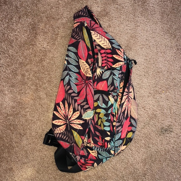 Tropical floral, cross, body bag, travel, bag, small travel bag carry bag purse​ - Picture 8 of 8